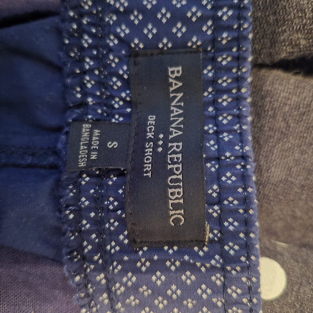 Banana Republic Navy Printed Men's Shorts - Picture 9 of 10